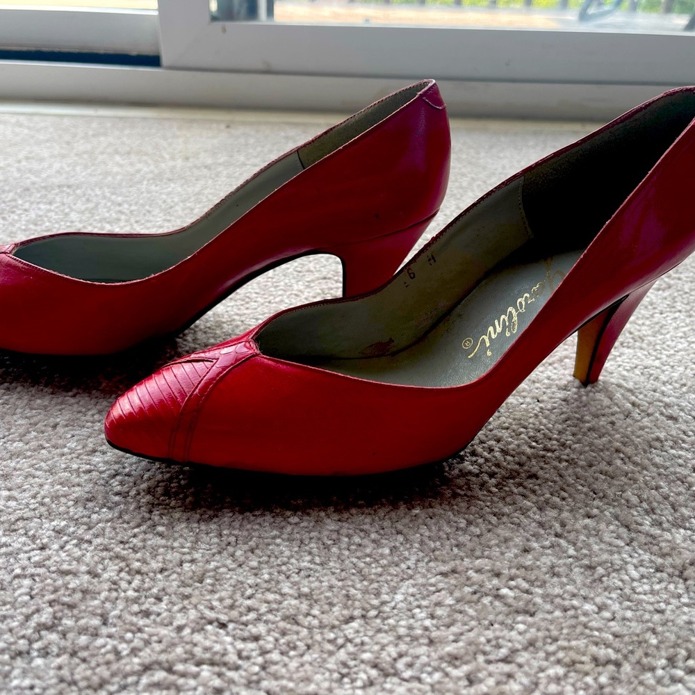 Red heels good condition minimal use.